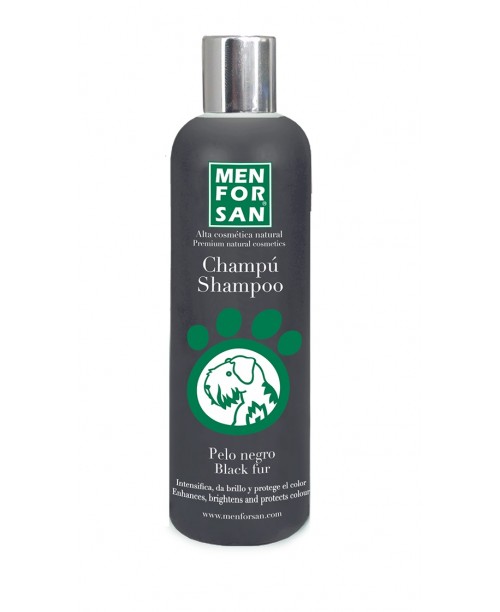 MENFORSAN Šampūnas juodam kailiui 300 ml, 1 l arba 5 l
