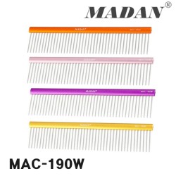 Madan MAC190W Itin lengvos šunų kailio šukos, 19 cm